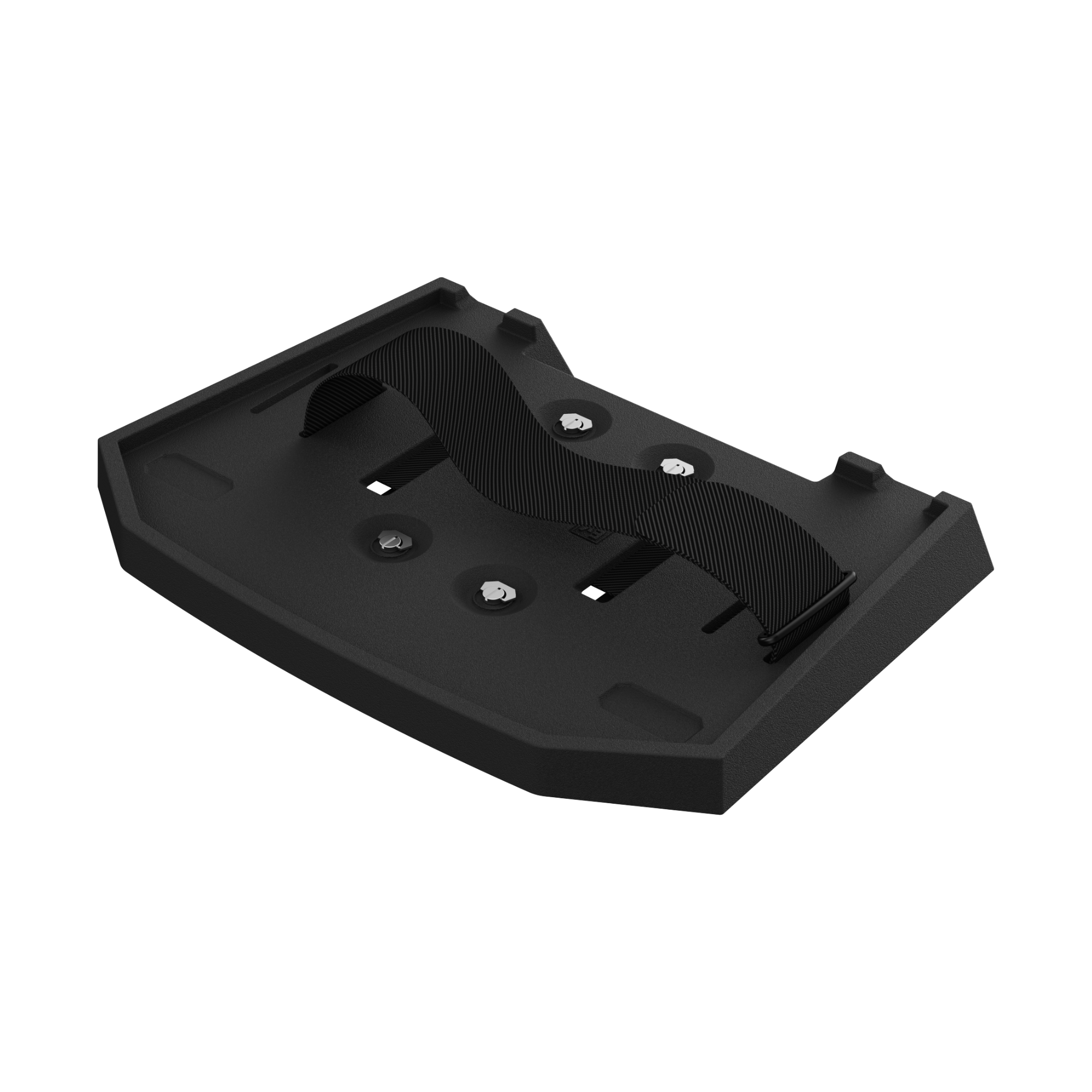 Electro-Voice EVERSE 12 tray accessory for Everse12 speaker, black stand bracket for easy storage and organization.