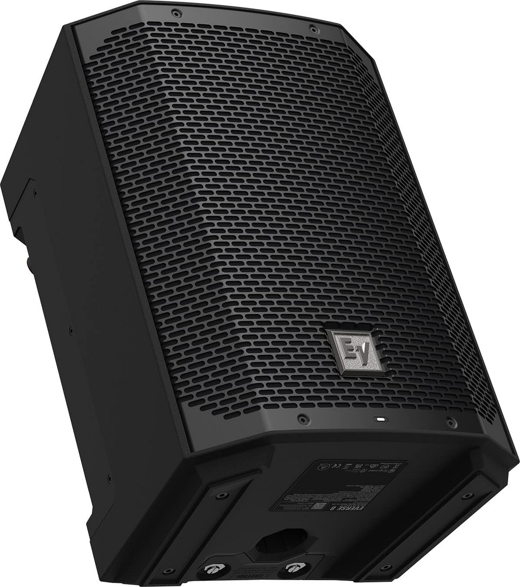 Electro-Voice EVERSE8 portable 2-way 8-inch powered Bluetooth loudspeaker with control panel and grille protection.