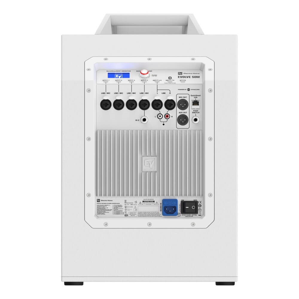 Electro-Voice EVOLVE 50M Portable Column PA System with Mixer - White
