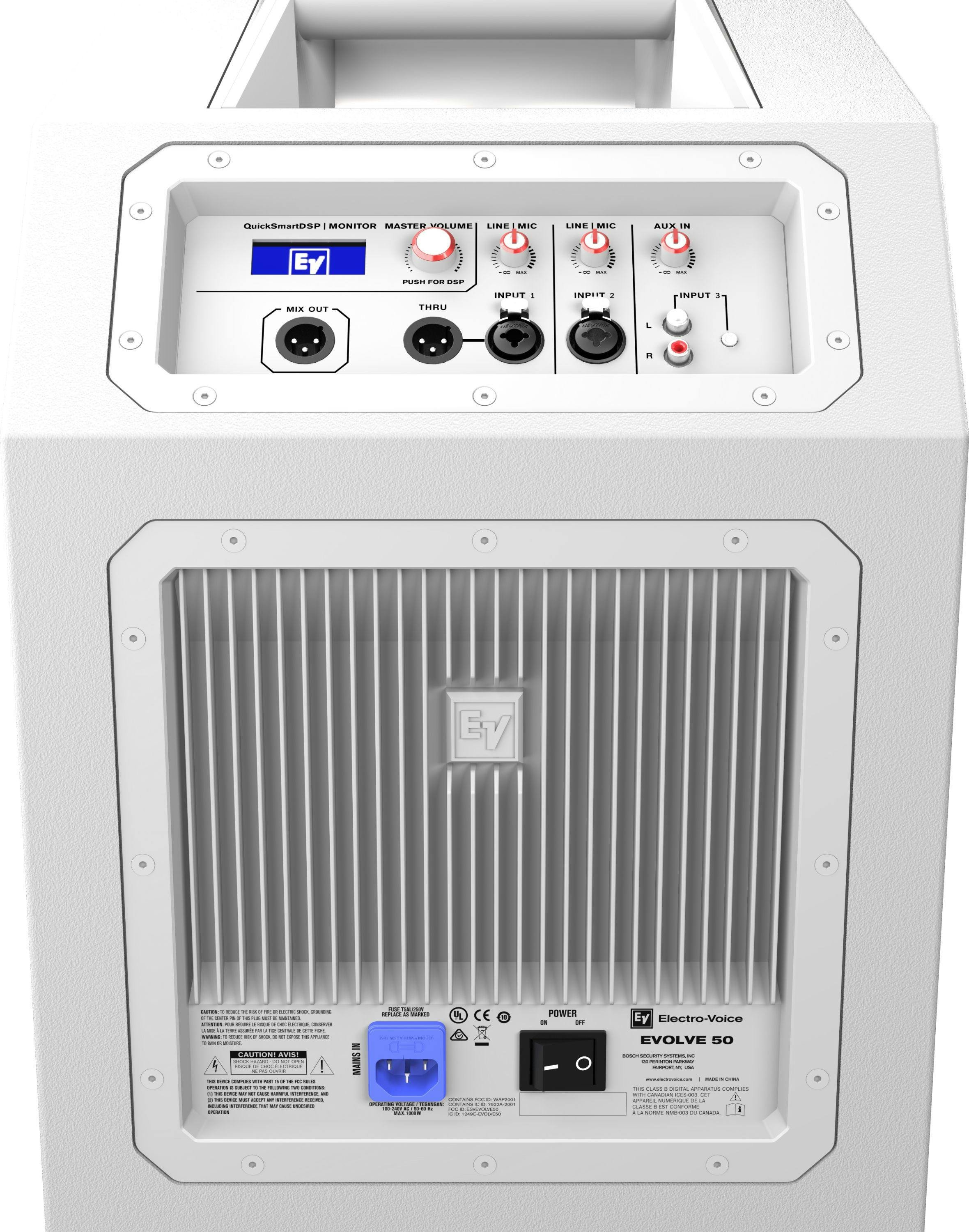 Electro-Voice Evolve 50 Portable Column PA Speaker System - White