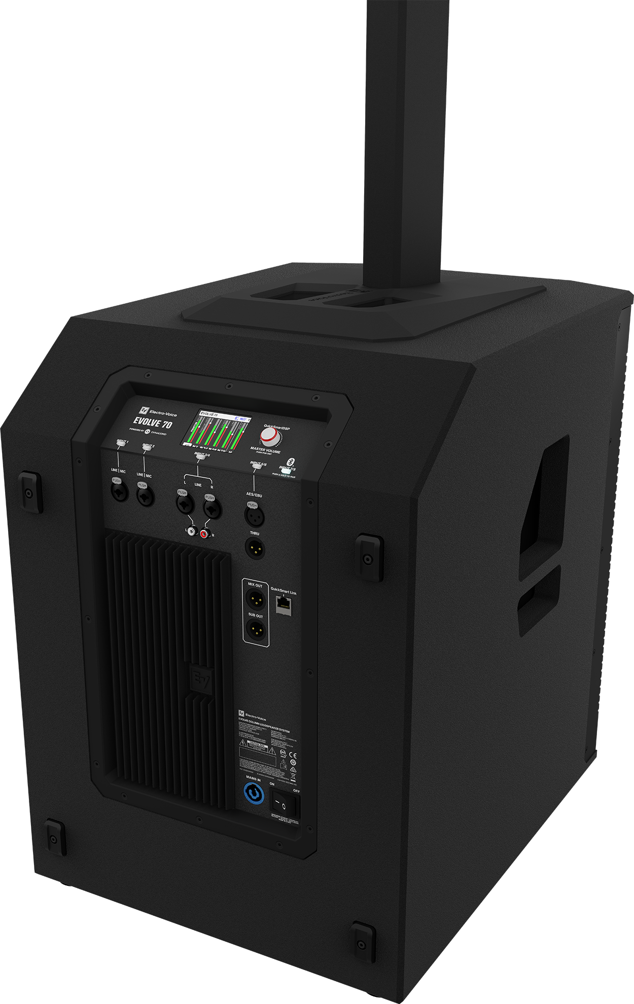 Electro-Voice Evolve 70 Portable Column PA System - Black
