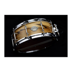 Evetts 14 x 5.5 inch Jarrah Ply Snare Drum in Smooth Satin- Blackheart Sassafras
