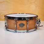 Evetts 14x5.5 Tasmanian Blackwood Snare Drum Smooth Satin Musk Veneer