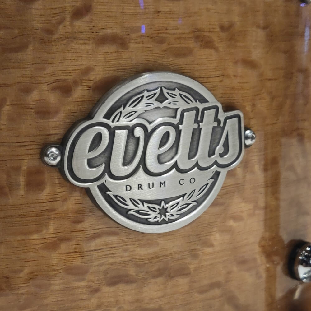 Evetts 14 x 6.5 Jarrah Snare Drum - High Gloss