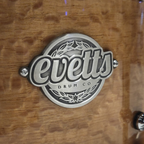 Evetts 14 x 6.5 Jarrah Snare Drum - High Gloss