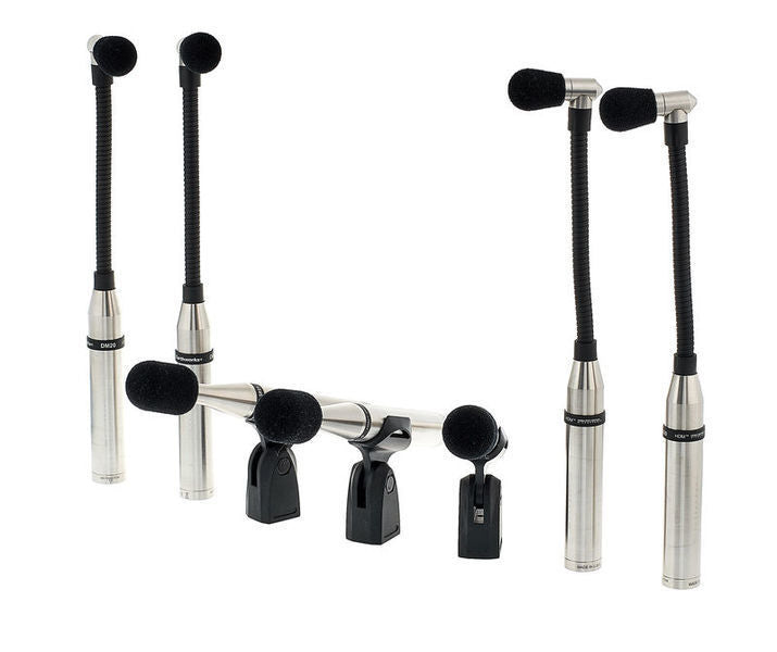 Earthworks Drum FullKit (inc. 3-SR25, 3-MC1, 4-DM20, 2-RM1, 1-KP1 & windscreens in Case)