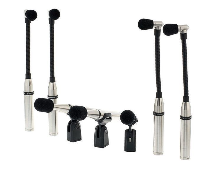 Earthworks Drum FullKit (inc. 3-SR25, 3-MC1, 4-DM20, 2-RM1, 1-KP1 & windscreens in Case)