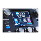 BOSS EX4 Effects Expander Pedal showing its interface with multiple knobs and input/output jacks for guitar effects processing.