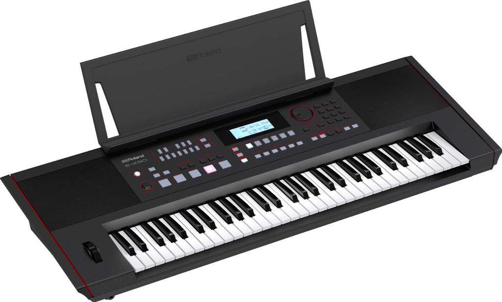Roland E-X50 Arranger Keyboard with Bluetooth and Speaker System (Black)