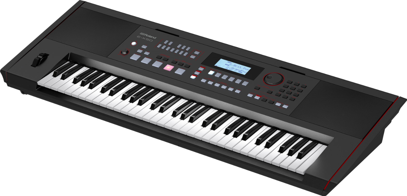 Roland E-X50 Arranger Keyboard with Bluetooth and Speaker System (Black)