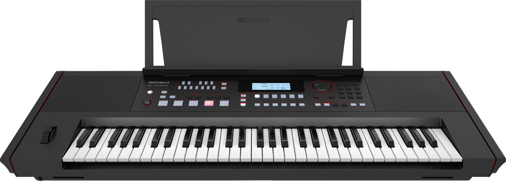 Roland E-X50 Arranger Keyboard with Bluetooth and Speaker System (Black)
