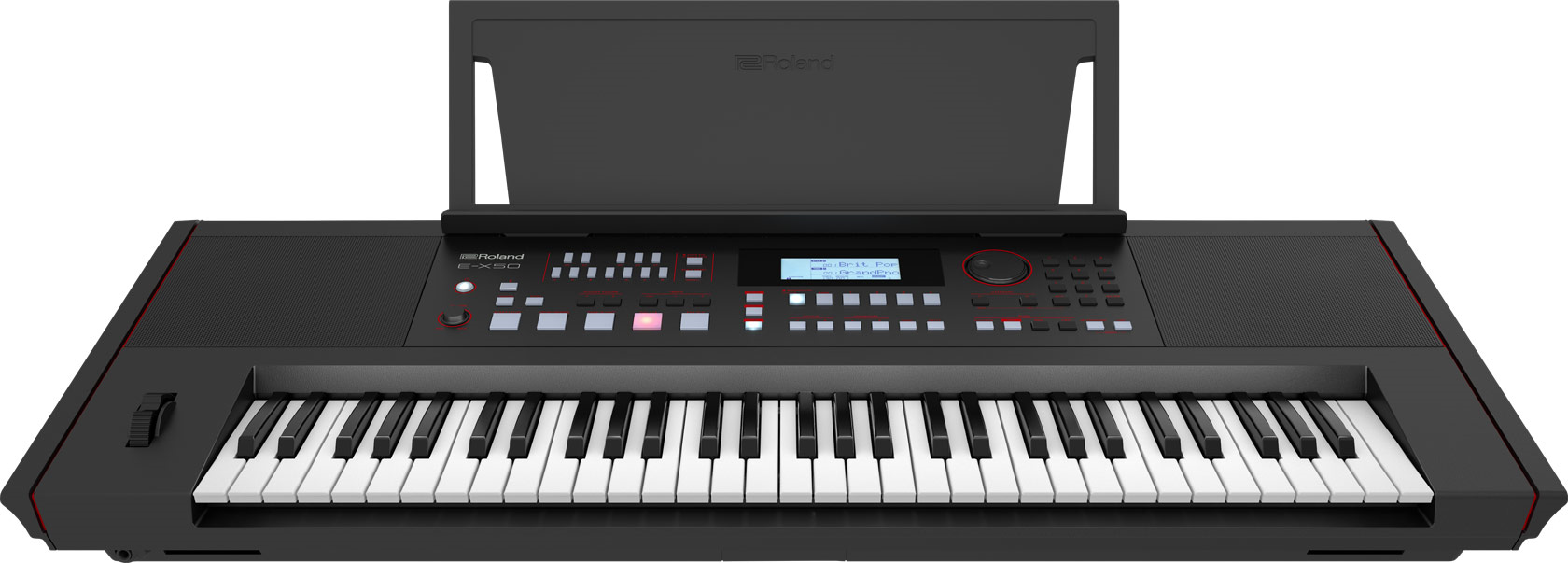 Roland E-X50 Arranger Keyboard with Bluetooth and Speaker System (Black)