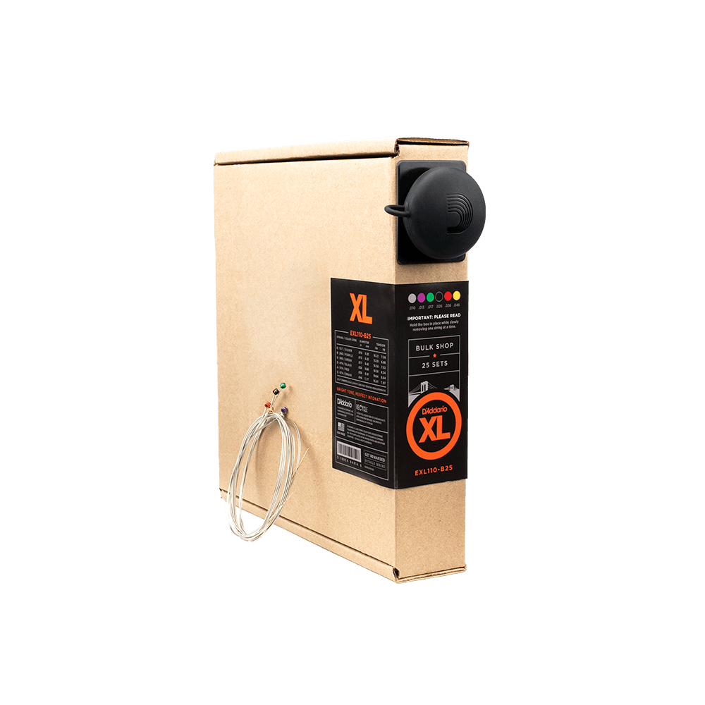 D'Addario EXL110-B25 Nickel Wound Electric Guitar Strings  Regular Light 10-46 25 Sets