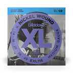D'addario EXL115 11-49 Electric Guitar Strings 3-Pack