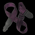 Franklin 2 Inch Purple Nylon Aviator Seat Belt Guitar Strap