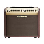 Fishman Loudbox Mini Bluetooth acoustic guitar amplifier with control knobs and input jacks on a white background