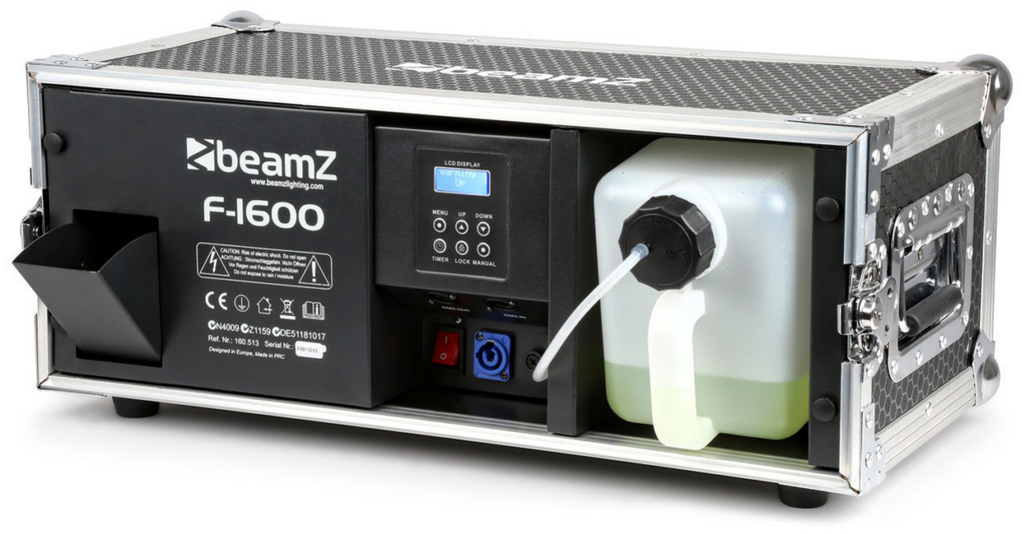 Beamz F1600 Pro Faze Machine with Flightcase