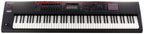 Roland FANTOM-08 workstation synthesizer with a sleek black design and control knobs on top, ready for music production.