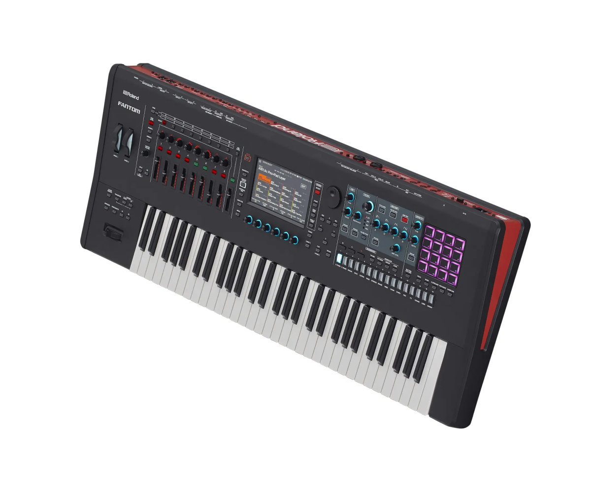 Roland FANTOM-6 Synth Workstation Keyboard - 61 Semi-Weighted Keys with Aftertouch
