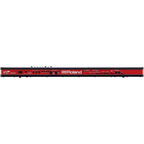 Roland FANTOM 7 EX 76-key synthesizer workstation keyboard with control knobs and digital display, in black.