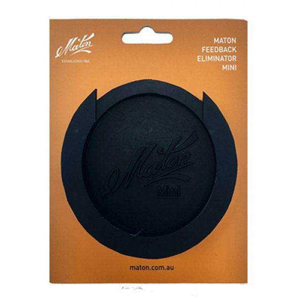 Maton Mini Feedback Eliminator guitar accessory with compact design, used to reduce feedback during live performances.