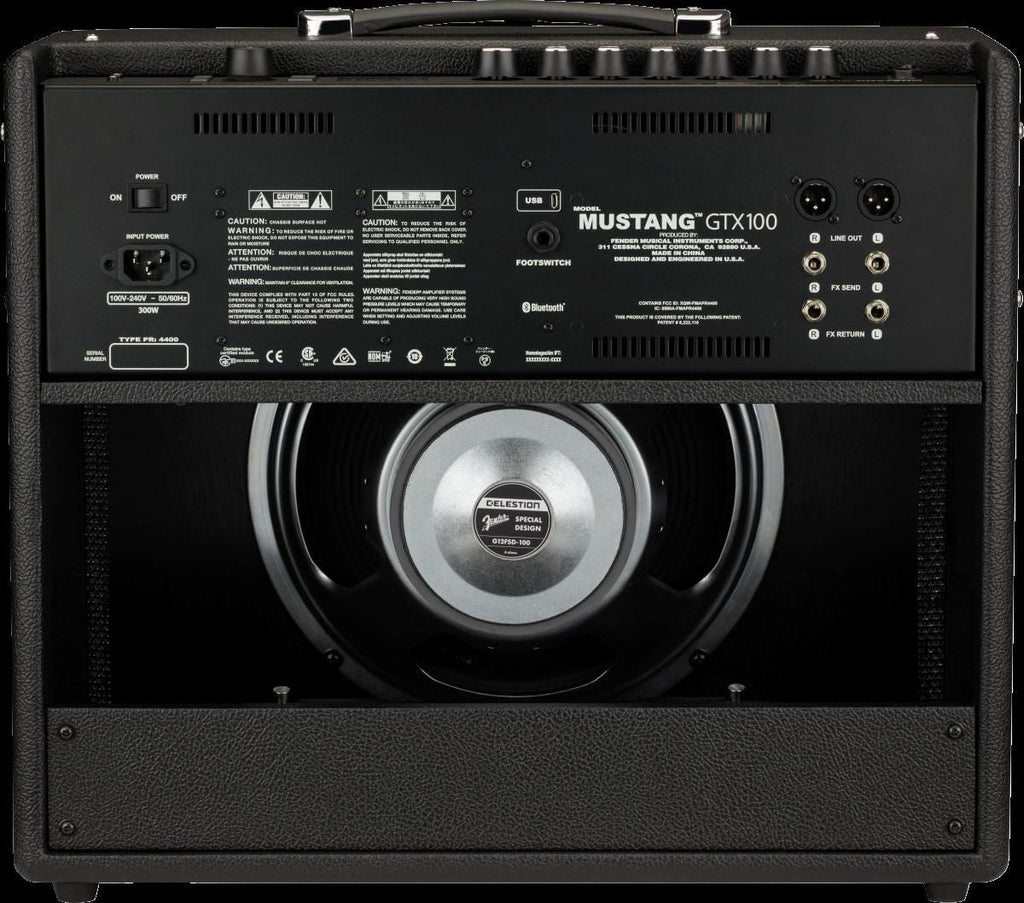 Fender Mustang GTX100 1x12" 100W Modeling Guitar Combo Amplifier