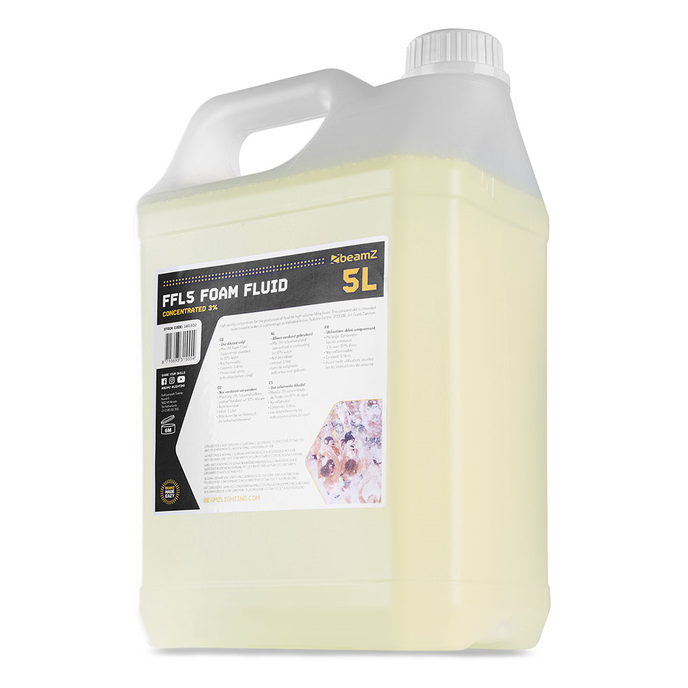 Beamz FFL5 Foam Fluid Concentrated - 5L