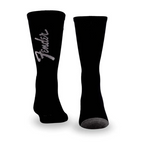 Perris Licensed FenderExploded Logo Large Crew Socks in Black-3 Pair