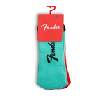 Perris Licensed Fender  Exploded Logo Large Crew Socks in Asst Colour-3 Pair