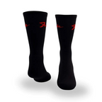 Perris Licensed Fender ClassicLarge Crew Socks in Black-3 Pair