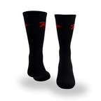 Perris Licensed Fender ClassicLarge Crew Socks in Black-3 Pair