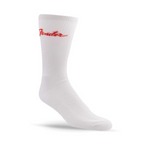 Perris Licensed FenderClassic Large Crew Socks in White-3 Pair