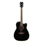 Yamaha FGC-TA Traditional Western Style Cutaway Acoustic Guitar Transatlantic Black