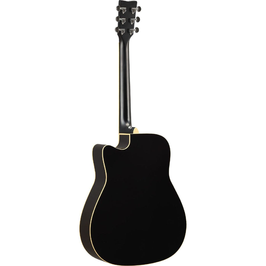 Yamaha FGC-TA Traditional Western Style Cutaway Acoustic Guitar Transatlantic Black