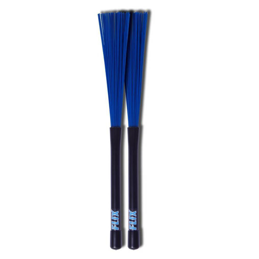 Flix Jazz Drum Brushes in Blue