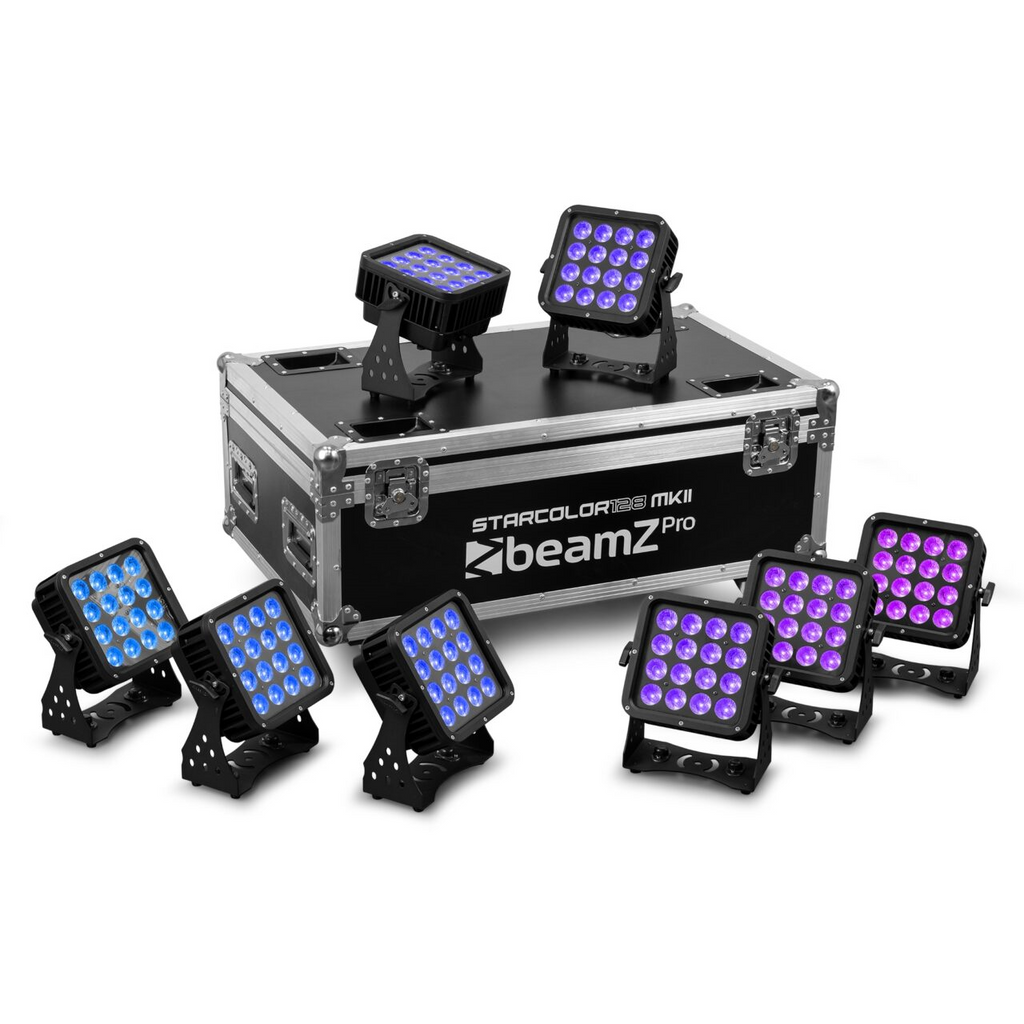 Beamz FL128 Flightcase for 8PCS of StarColour128 Wash Lights