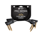 Carson Pro FLAT4PK Patch Cables - 4 inch