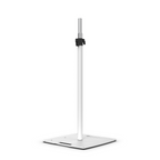 Chauvet DJ Flex Stand in white, a versatile multi-purpose lighting stand with adjustable height and sturdy construction.