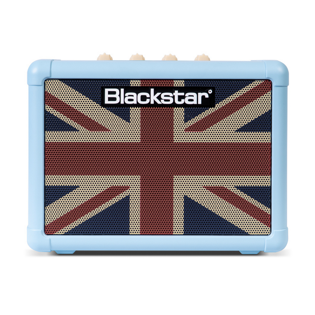 Blackstar Fly 3 LTD ED Guitar Amplifier - Baby Blue w/Union Jack Grille