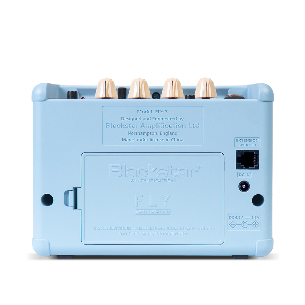 Blackstar Fly 3 LTD ED Guitar Amplifier - Baby Blue w/Union Jack Grille