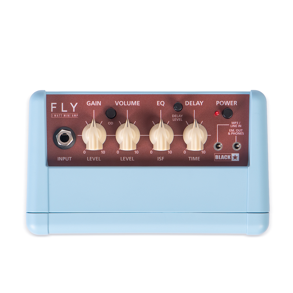 Blackstar Fly 3 LTD ED Guitar Amplifier - Baby Blue w/Union Jack Grille