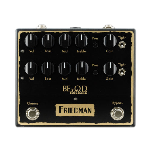 Friedman BE-OD Deluxe Dual-Channel Overdrive Pedal
