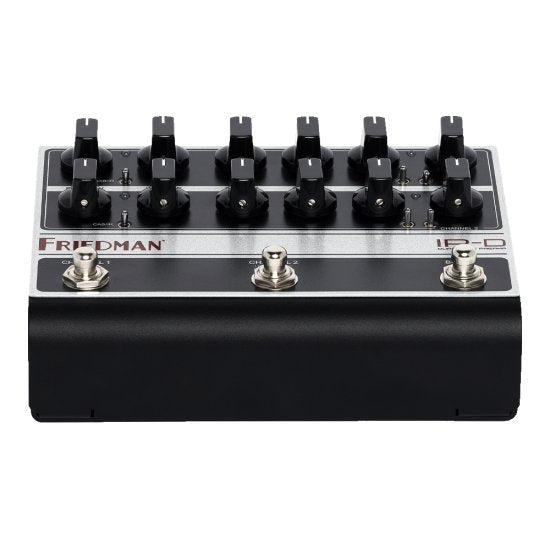 Friedman IR-D 2-Channel Tube Preamp and IR Pedal effects pedal with control knobs and input/output jacks visible.
