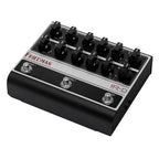 Friedman IR-D 2-channel tube preamp and IR effects pedal with control knobs and input/output jacks in a compact effects pedal design.
