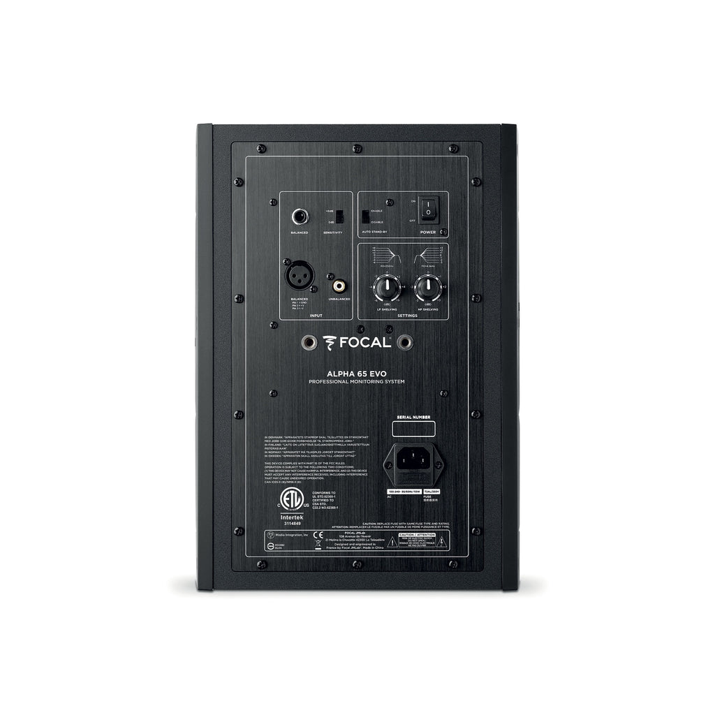 Focal Alpha 65 Evo 6.5" Active Studio Monitor Single
