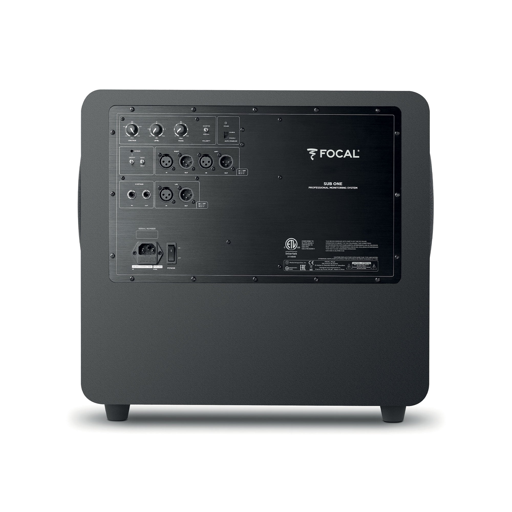 Focal Sub One Dual 8" Active Studio Subwoofer