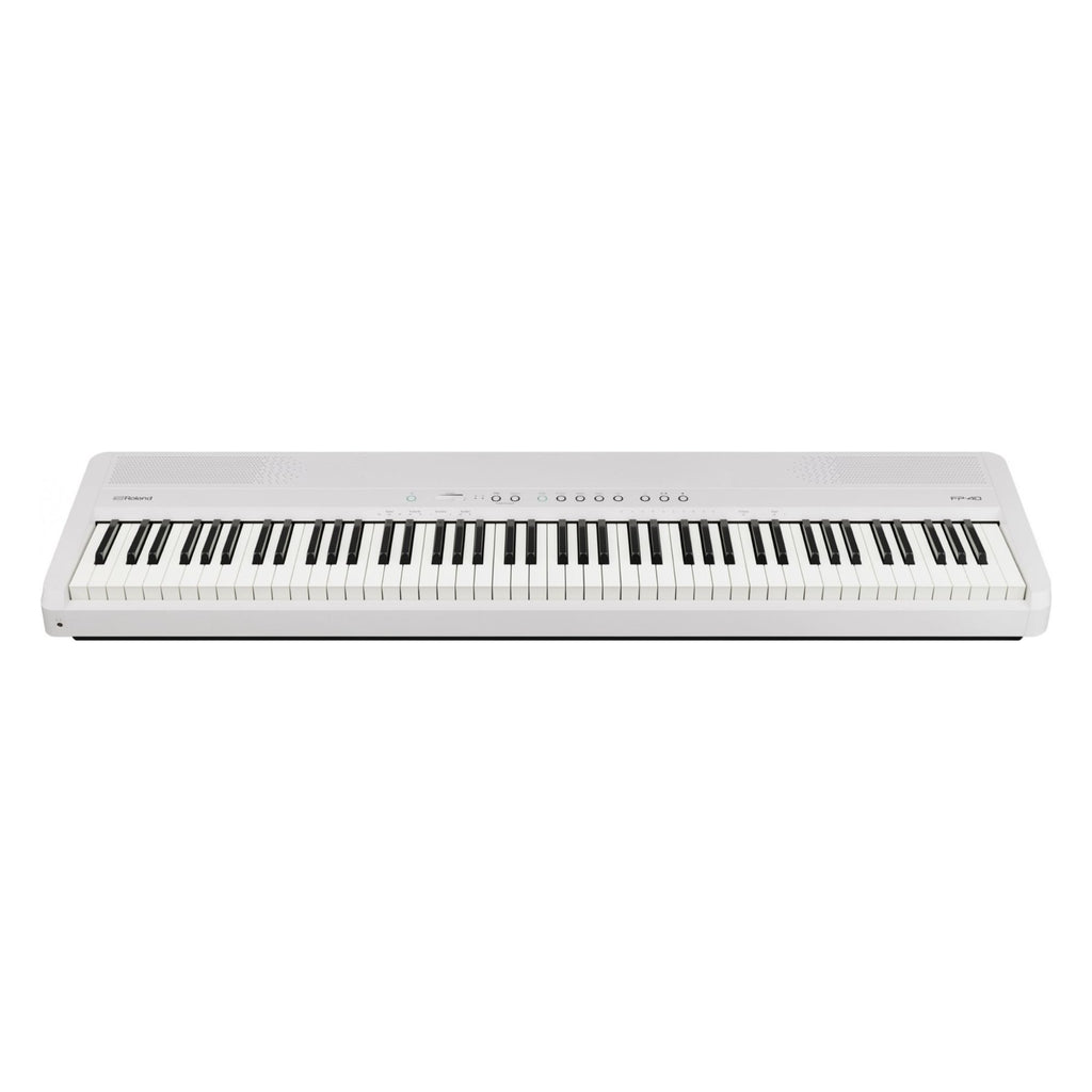 Roland FP-40 Digital Piano with Stand & Pedal - White