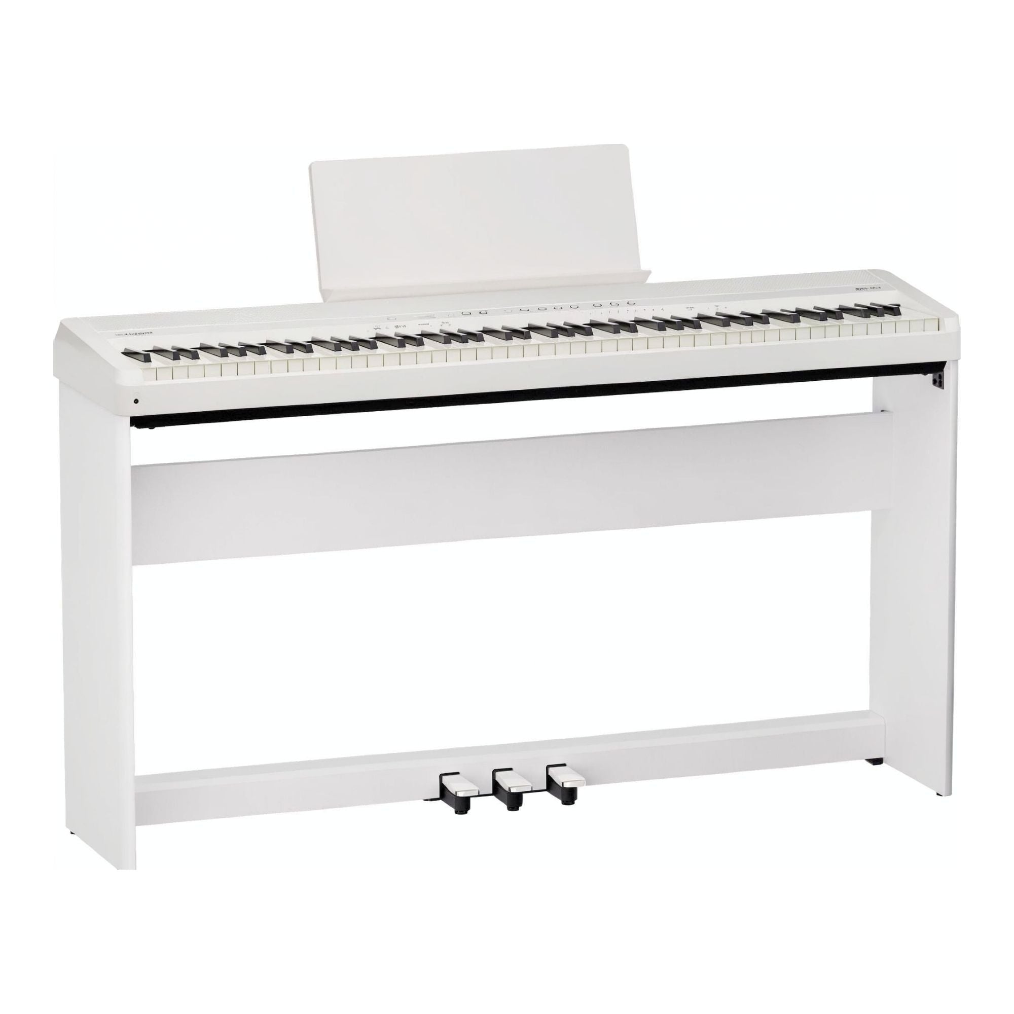 Roland FP-40 Digital Piano with Stand & Pedal - White
