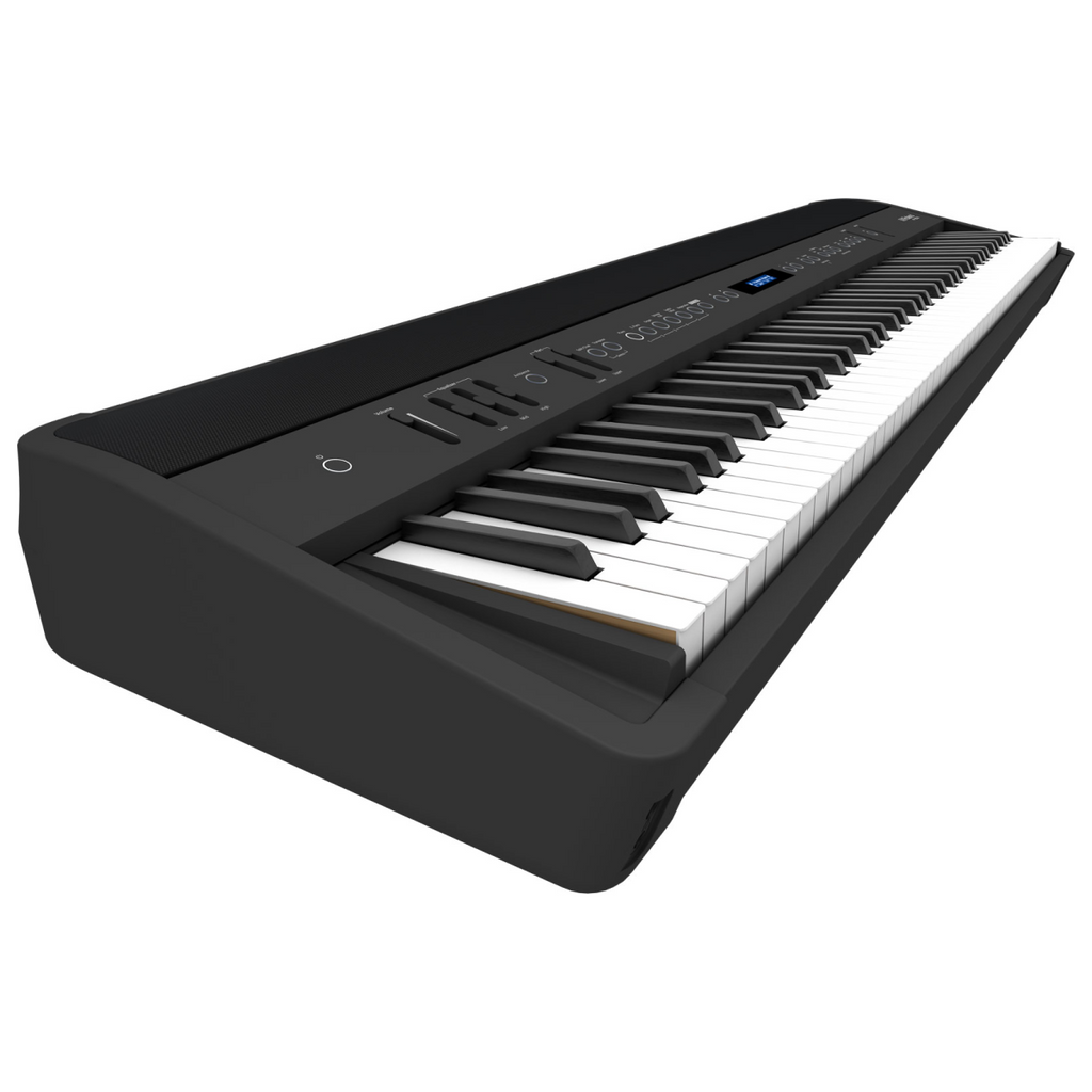 Roland FP-90X Piano Kit Bundle with Stand, Pedal Unit & Bench in Black
