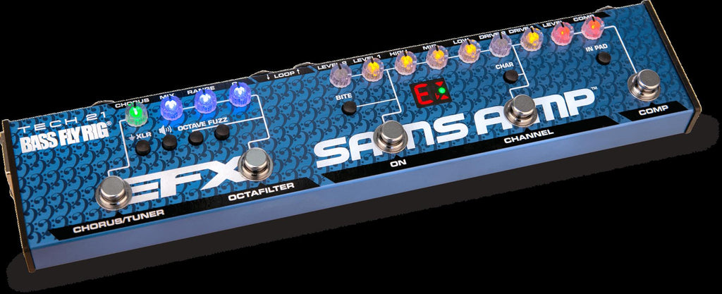 Tech 21 Bass FlyRig Version 2 Guitar Effects Pedal